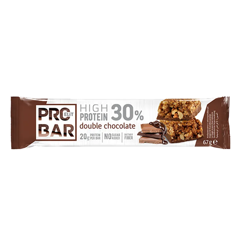 double chocolate protein bar